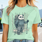 Panda Hitting the Trail T-Shirt