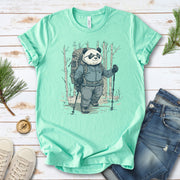Panda Hitting the Trail T-Shirt