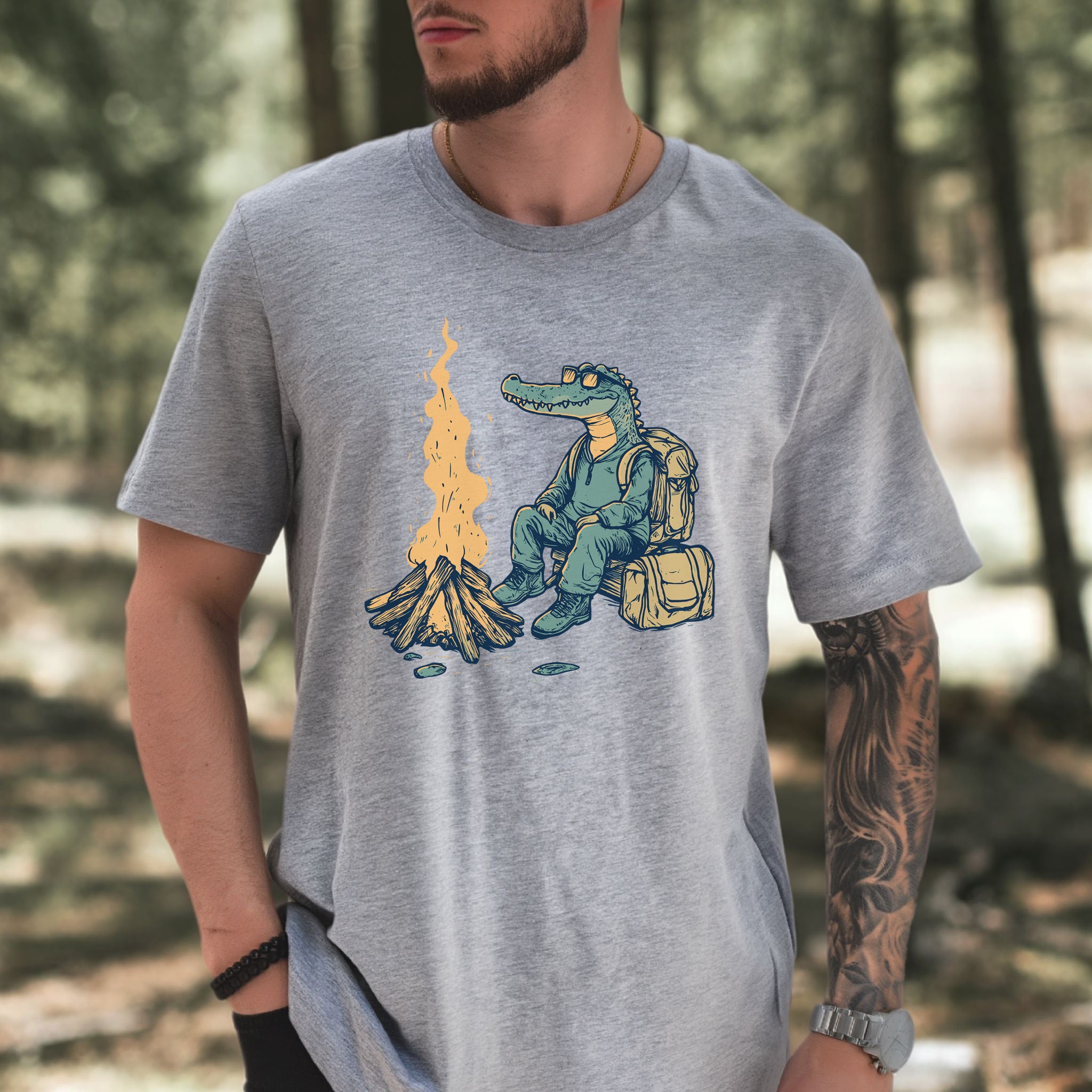 Campfire Crocodile T-Shirt