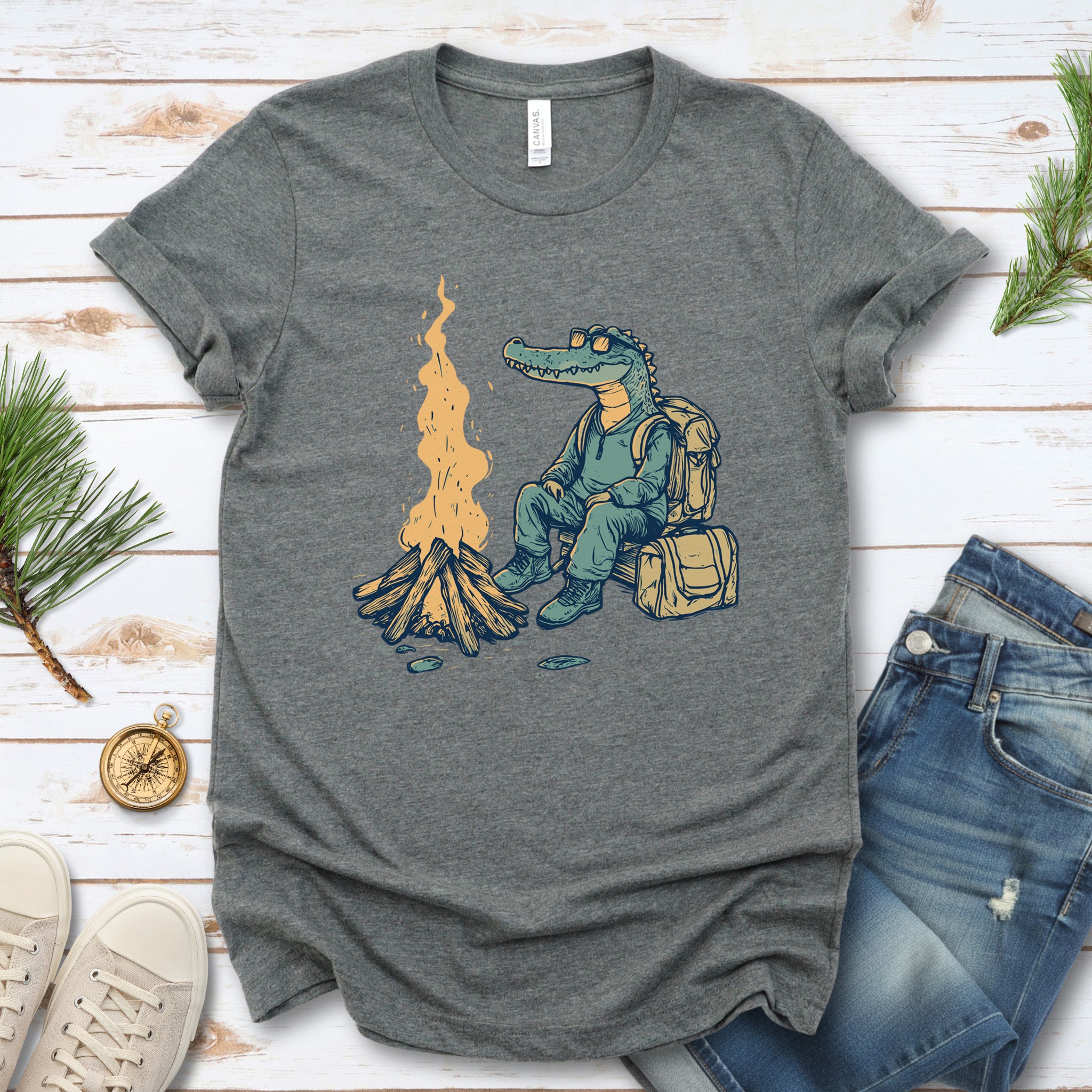 Campfire Crocodile T-Shirt