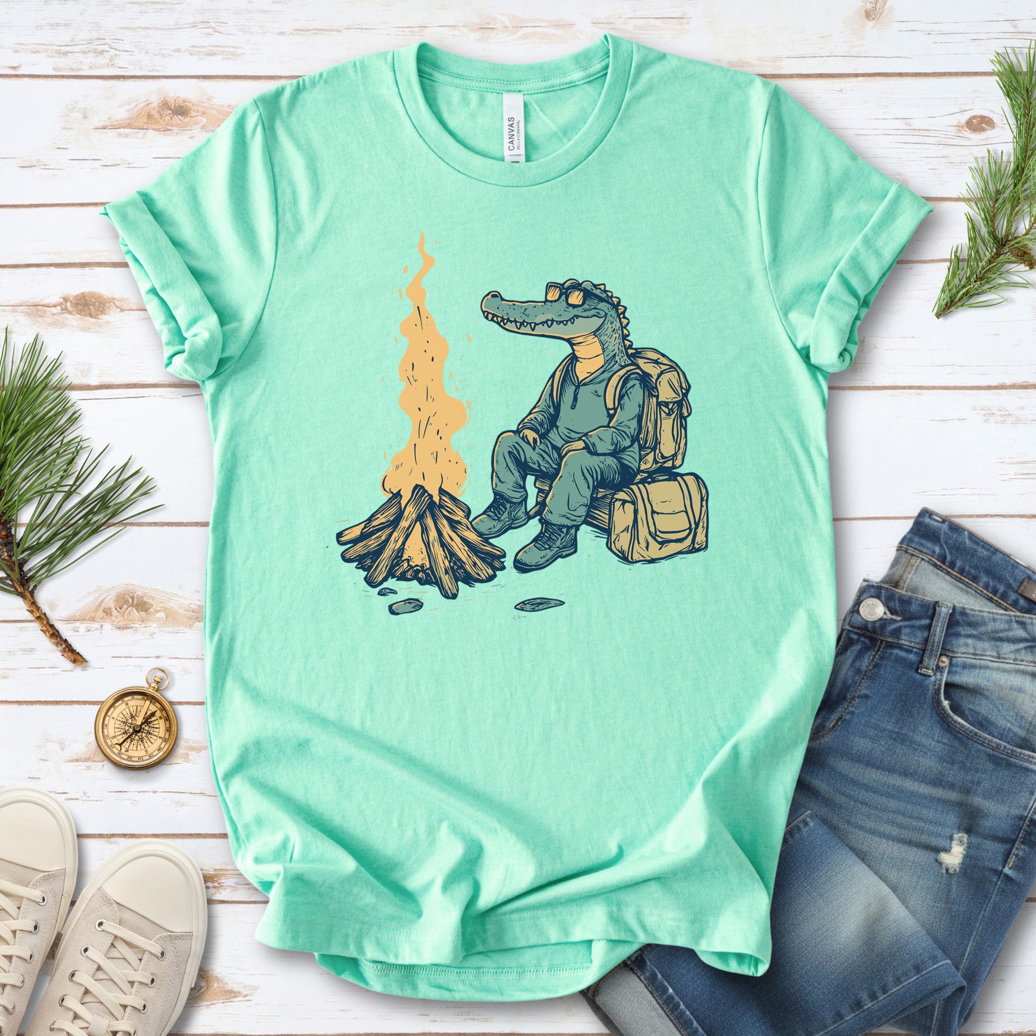 Campfire Crocodile T-Shirt