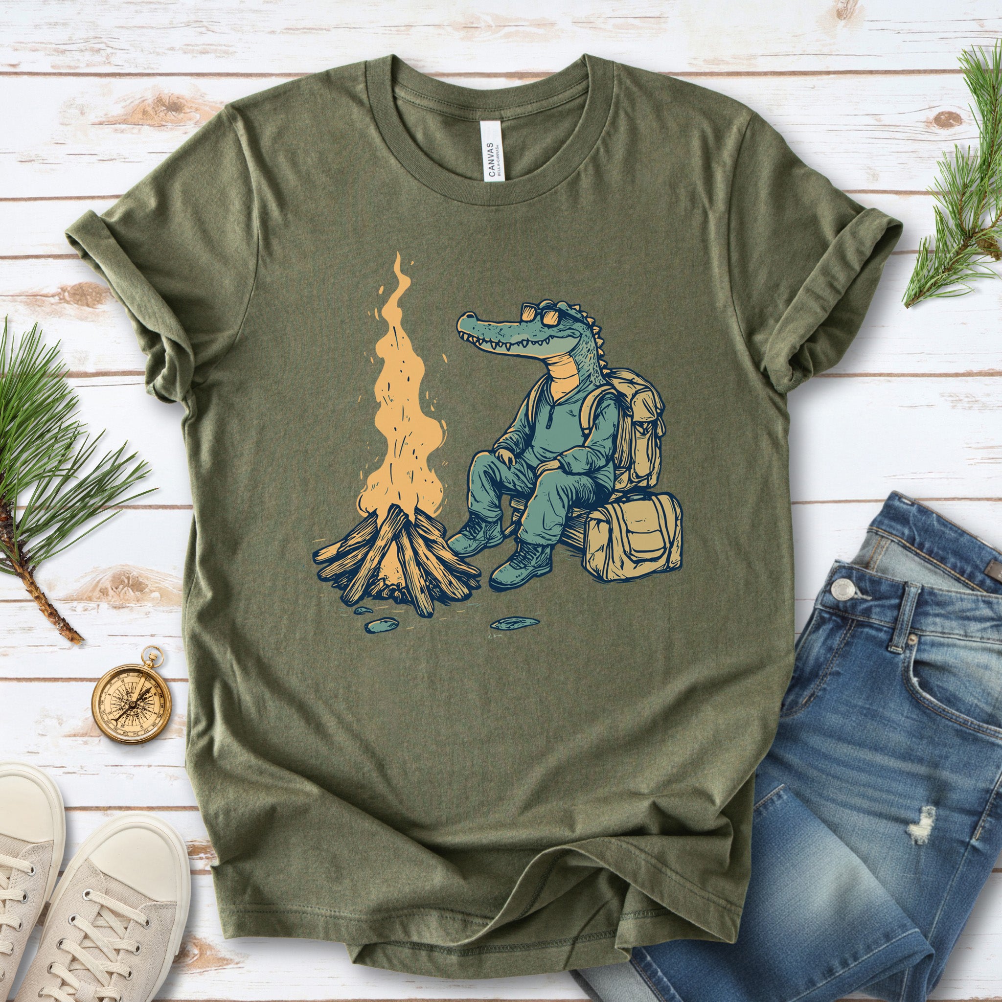 Campfire Crocodile T-Shirt