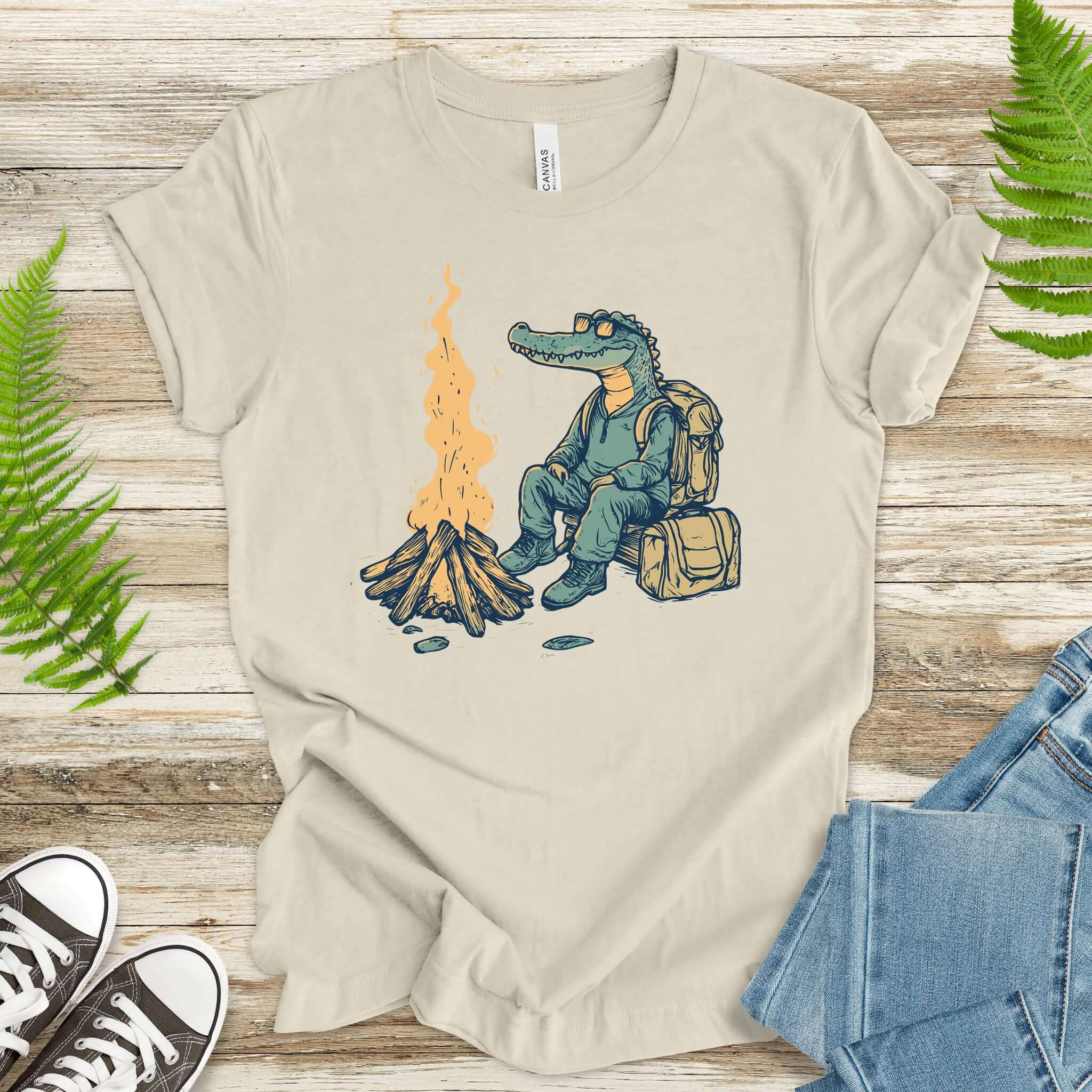 Campfire Crocodile T-Shirt