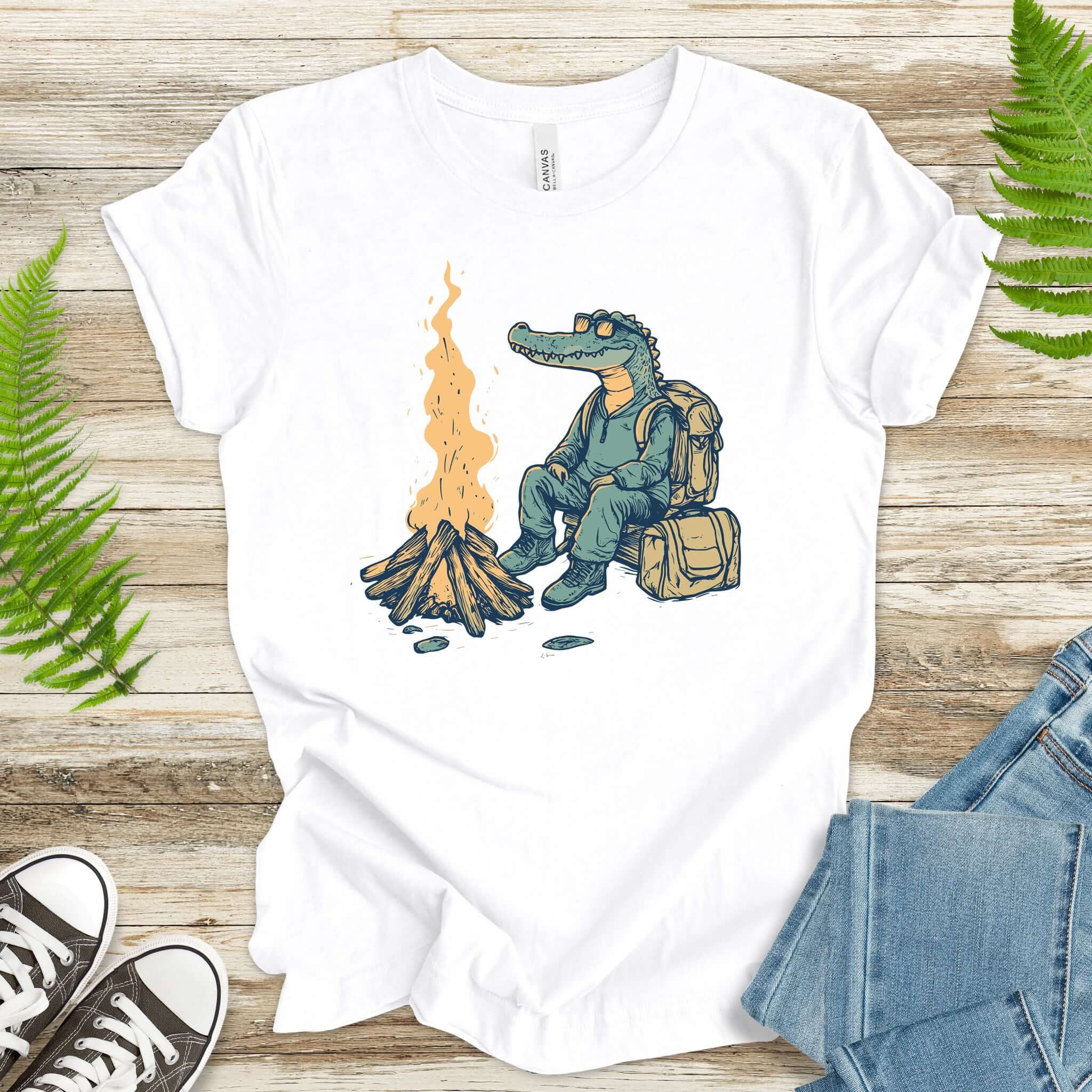 Campfire Crocodile T-Shirt