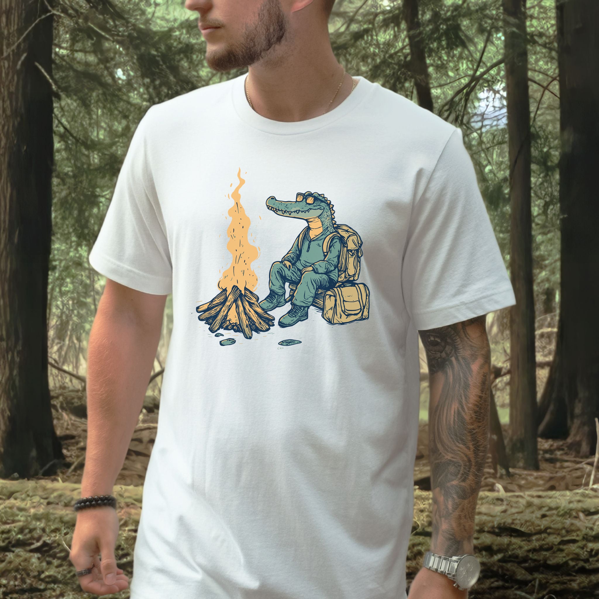 Campfire Crocodile T-Shirt