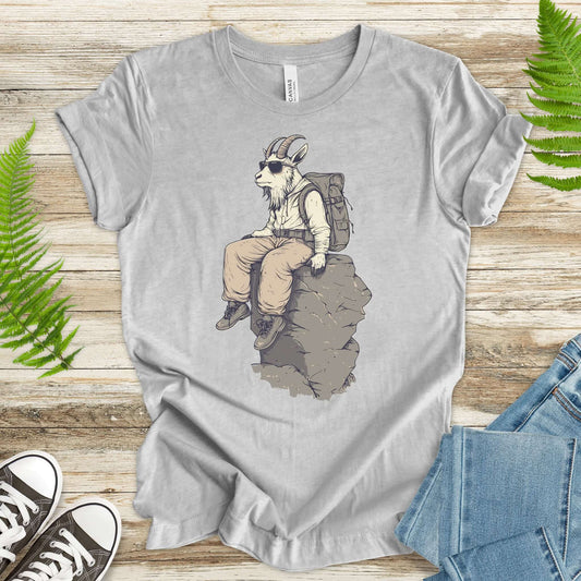 Cliffside Hiking Goat T-Shirt