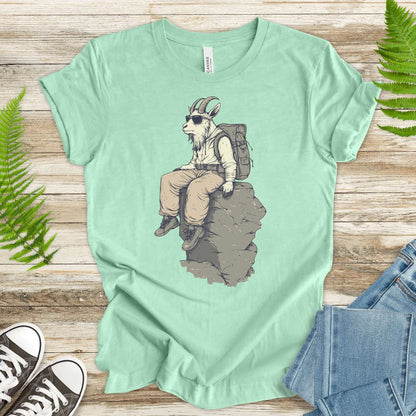 Cliffside Hiking Goat T-Shirt