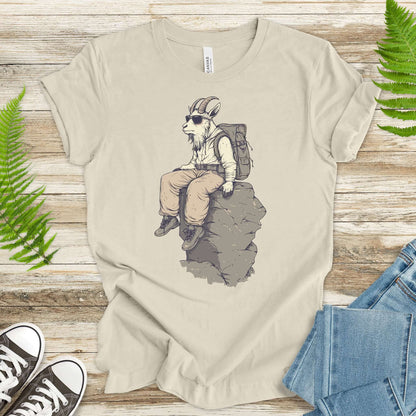 Cliffside Hiking Goat T-Shirt
