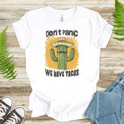 Funny Mustache Cactus Taco T-Shirt