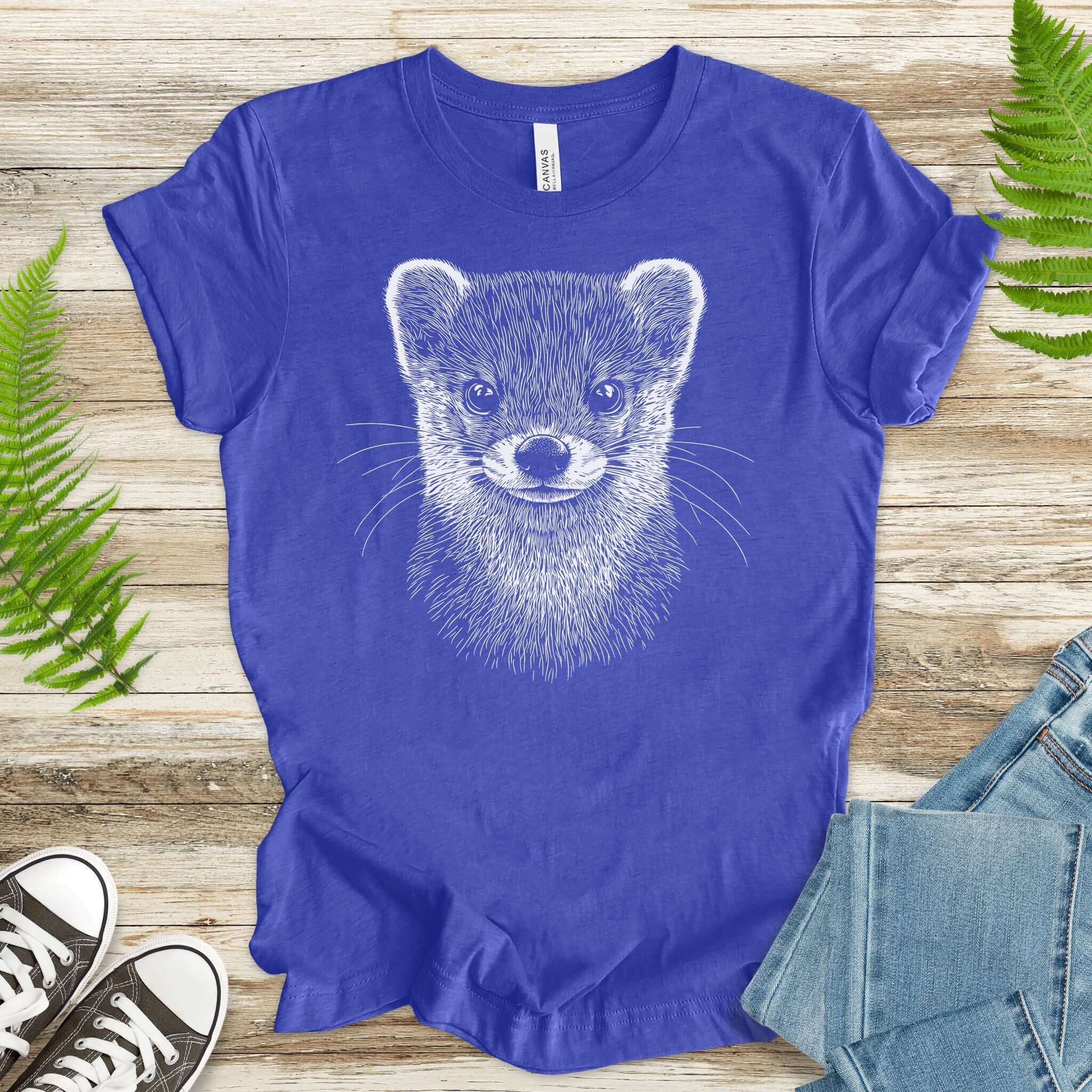 Weasel Spirit Animal Wildlife T-Shirt – Clever Wild Soul