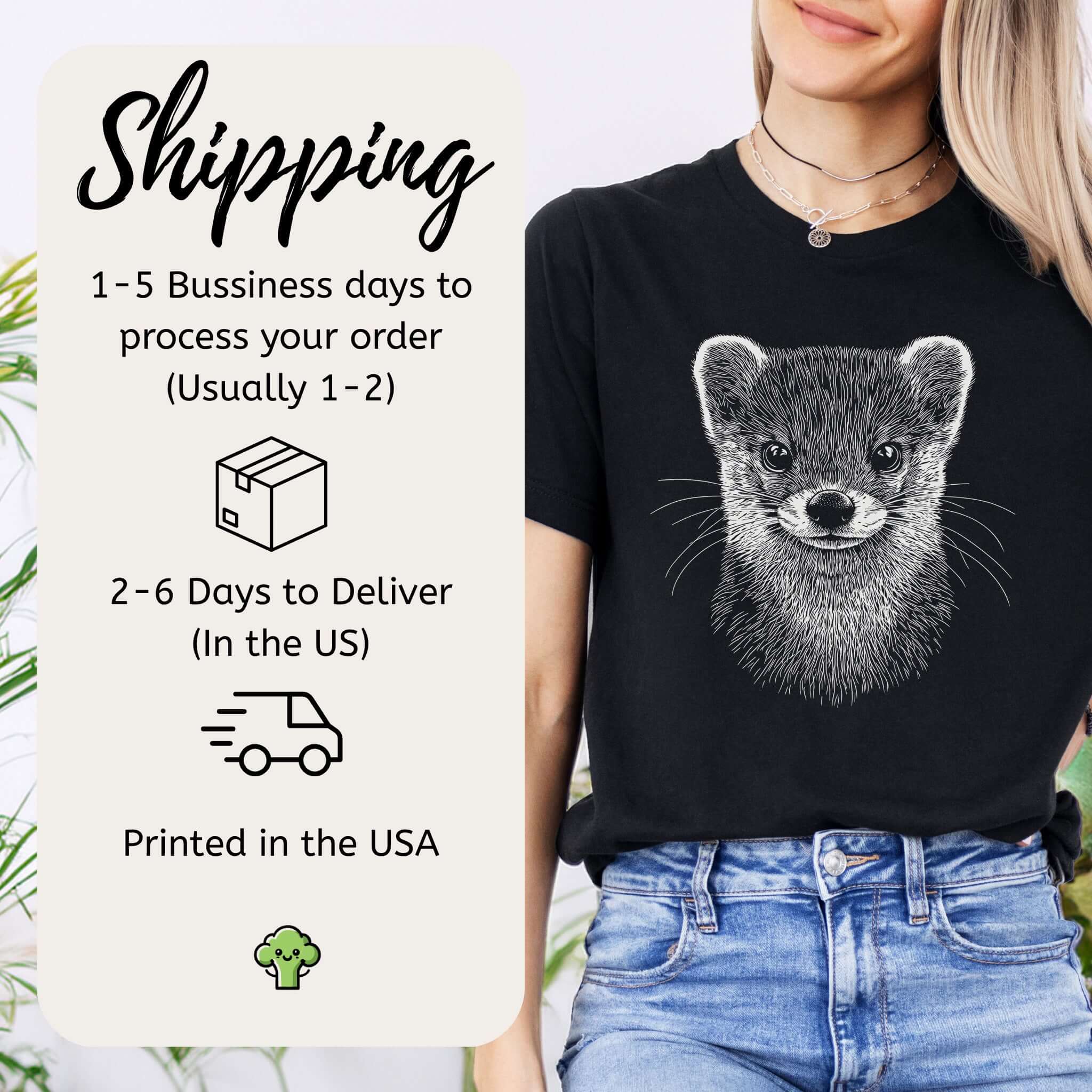 Weasel Spirit Animal Wildlife T-Shirt – Clever Wild Soul