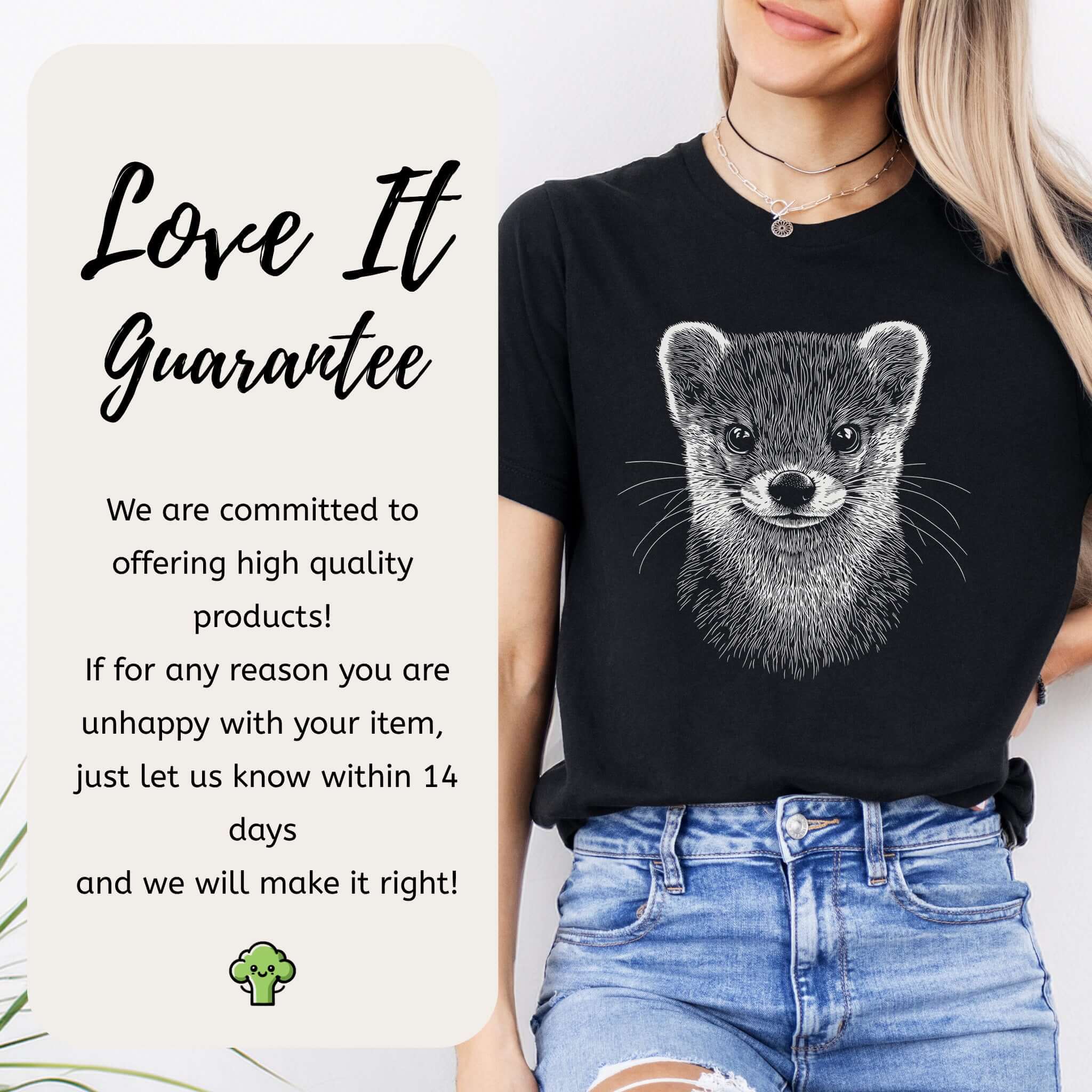 Weasel Spirit Animal Wildlife T-Shirt – Clever Wild Soul