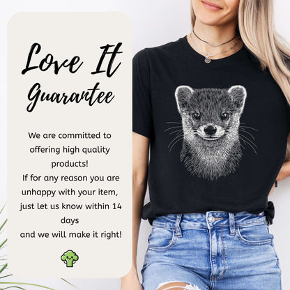 Weasel Spirit Animal Wildlife T-Shirt – Clever Wild Soul