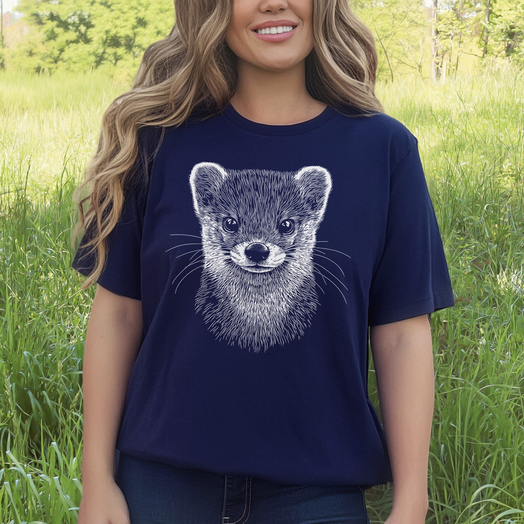 Weasel Spirit Animal Wildlife T-Shirt – Clever Wild Soul