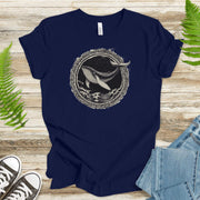Nautical Legend: Grungy Whale & Celtic Design T-Shirt - TShirtree