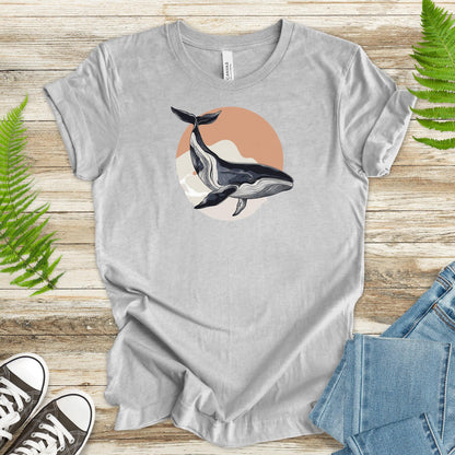 Ocean Voyager: Retro Humpback Whale T-Shirt - TShirtree