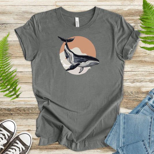 Ocean Voyager: Retro Humpback Whale T-Shirt - TShirtree