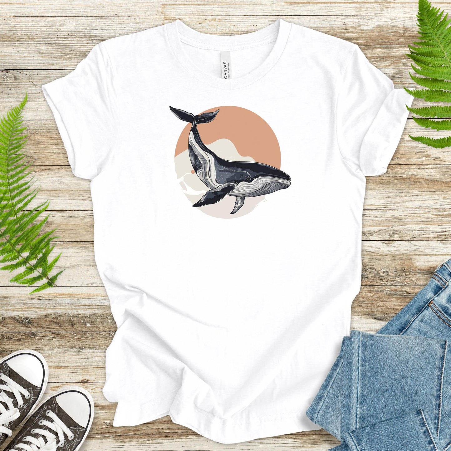 Ocean Voyager: Retro Humpback Whale T-Shirt - TShirtree