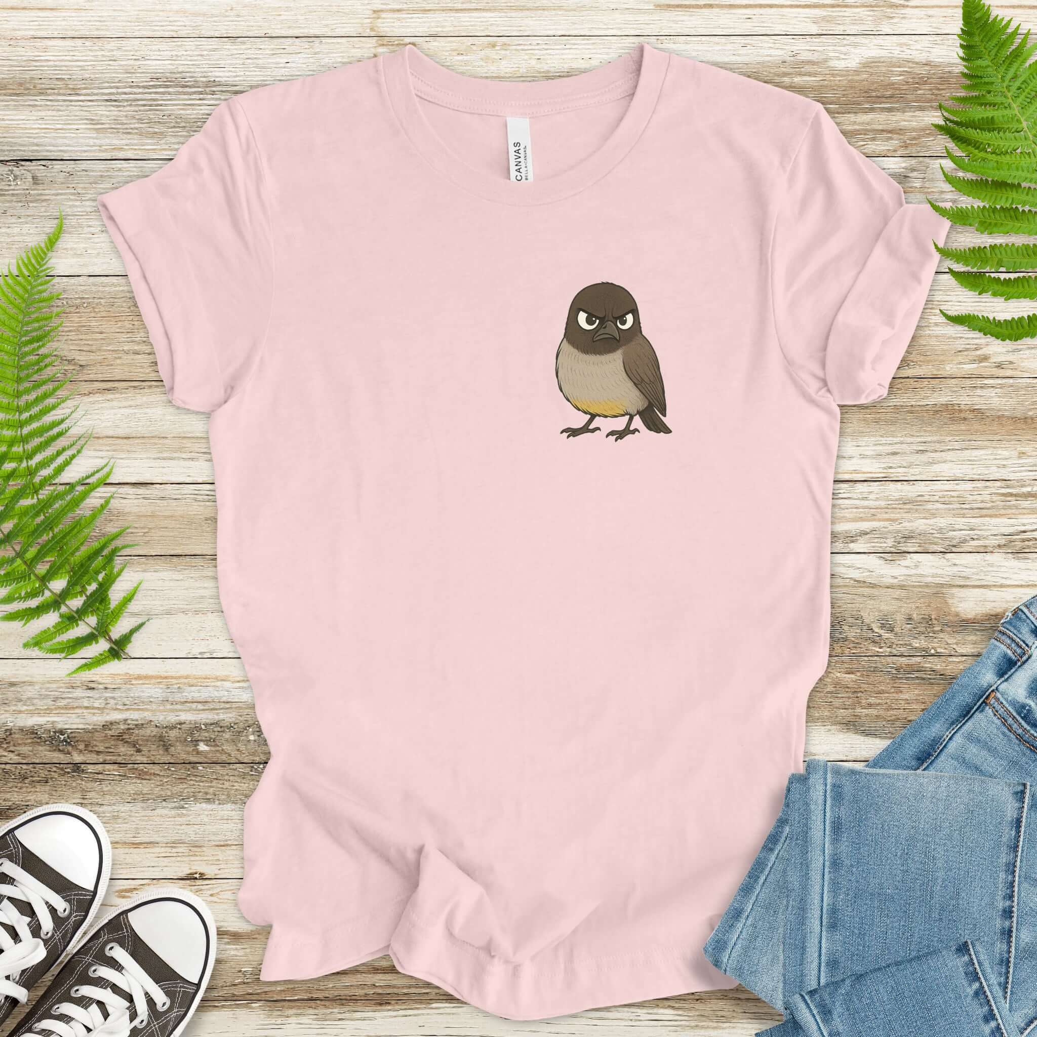 Angry Bird T-Shirt – Funny Grumpy Bird Lover Gift for Nature Nerds & Birdwatchers