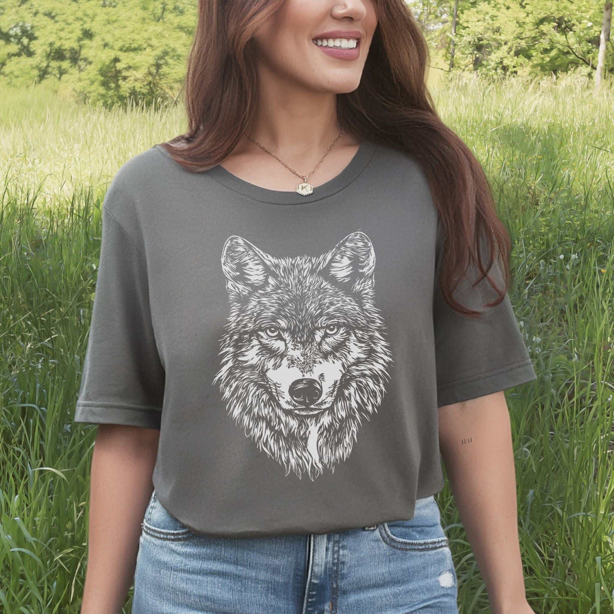 Wild Spirit Wolf T-Shirt – Nature Design