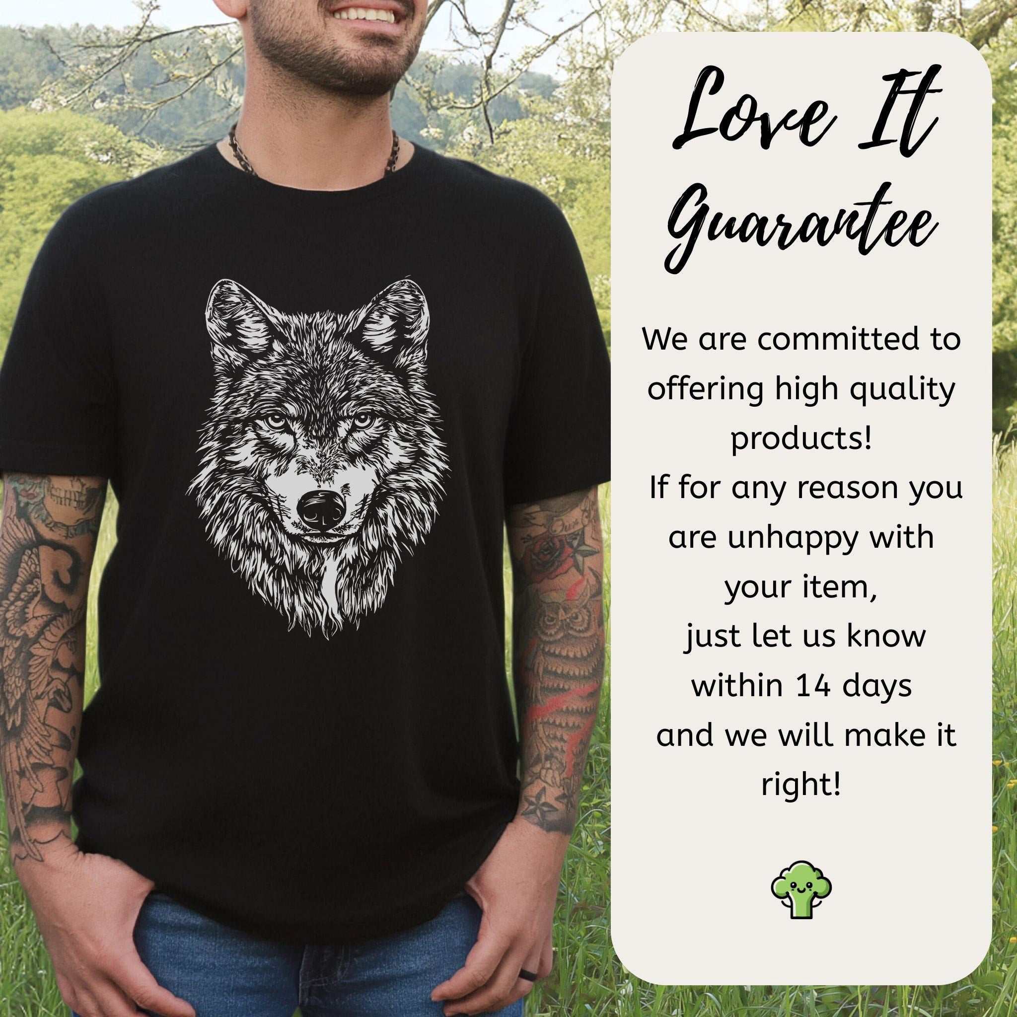 Wild Spirit Wolf T-Shirt – Nature Design